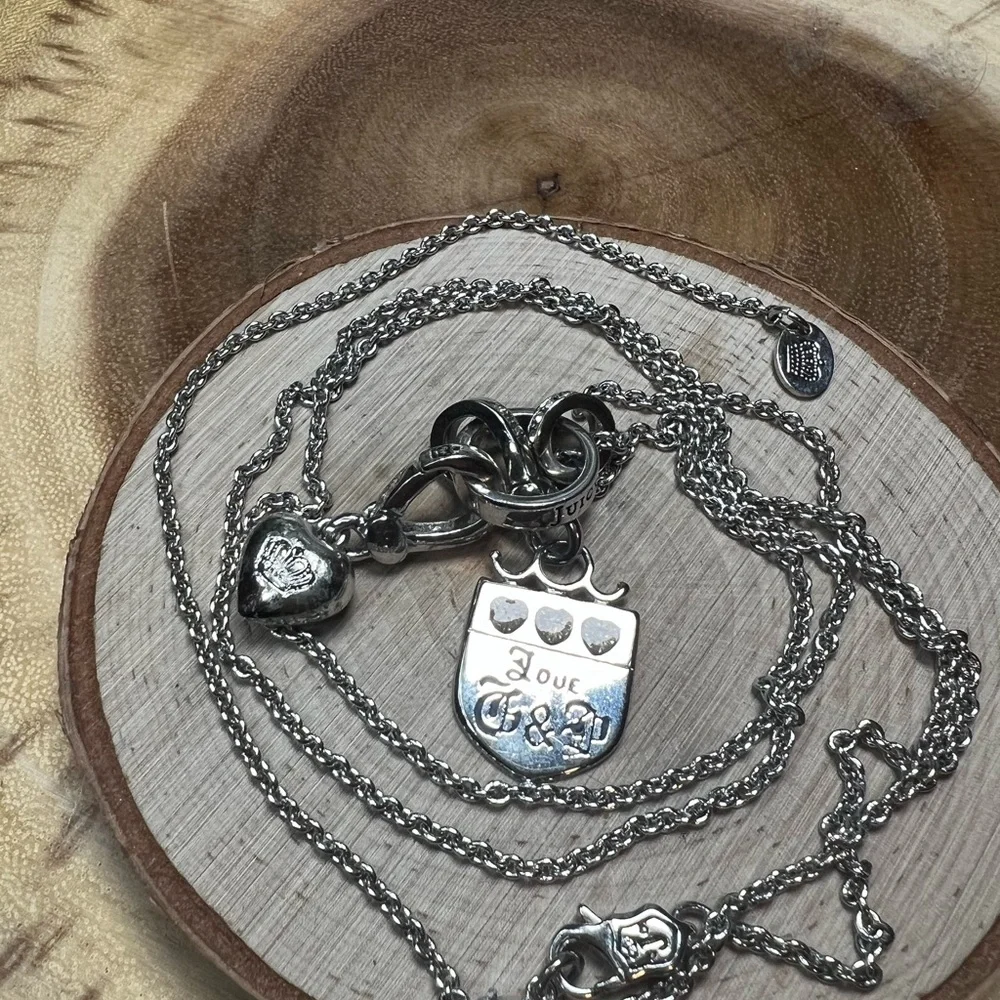 VTG| Juicy Couture Necklace + Charms 💚✨